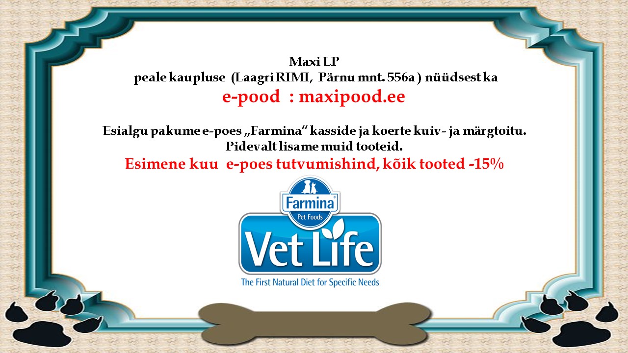 Maxipood, kõik tooted -15% saadsamalt