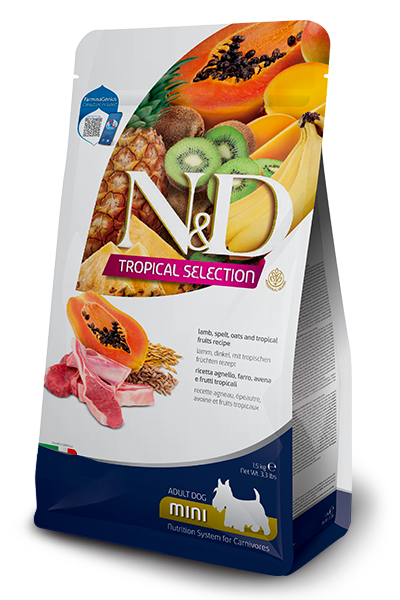 Farmina N&D Canine TROPICAL Lamb, Spelt, Oats Adult Mini