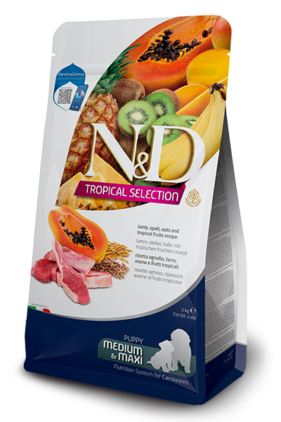 Farmina N&D TROPICAL Lamb, Spelt & Oats PUPPY Med/Max