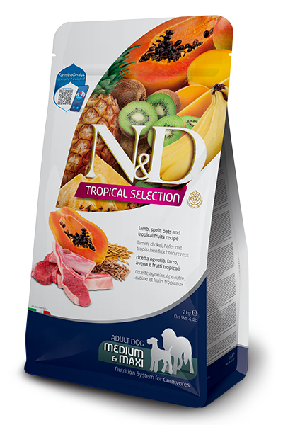 Farmina N&D Canine TROPICAL Lamb, Spelt, Oats Adult Med/Max