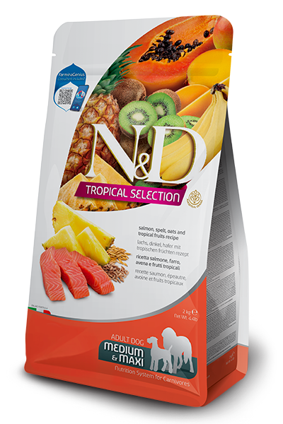 Farmina N&D Canine TROPICAL Salmon, Spelt, Oats Adult Med/Max