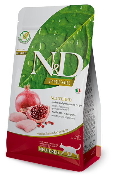 Farmina N&D Feline PRIME Chicken & Pomegranate Adult NEUTERED