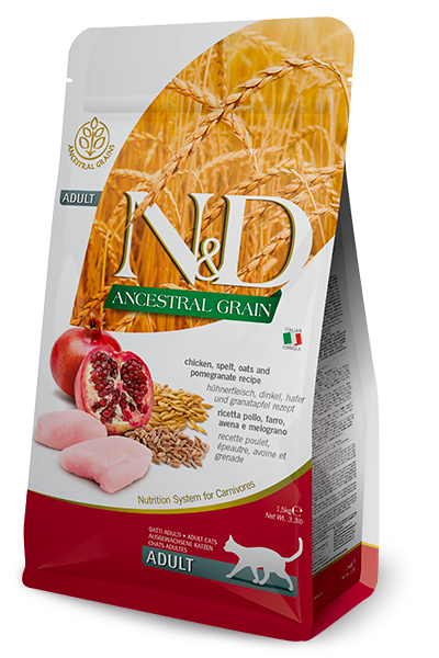Farmina N&D Feline ANCESTRAL GRAIN Chicken & Pomegranate Adult