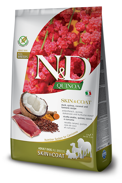 Farmina N&D Canine QUINOA SKIN/COAT Herring Med/max