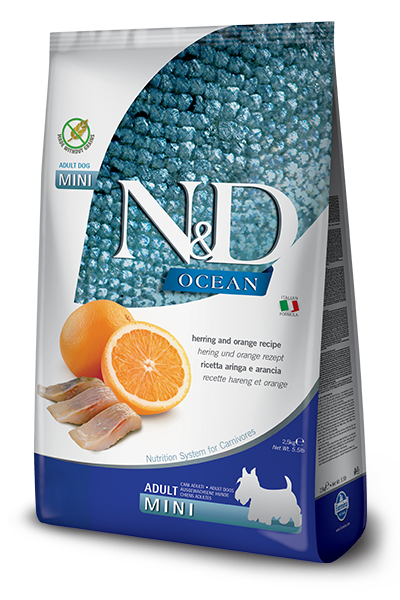 Farmina N&D Canine OCEAN Herring & Orange Adult Mini