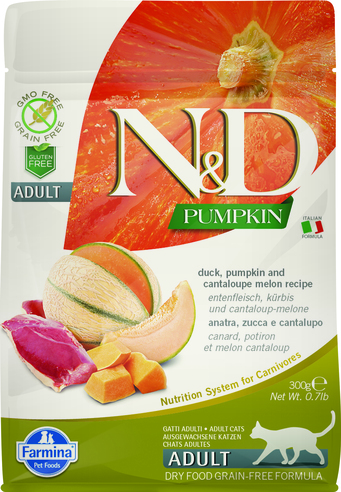 Farmina N&D Feline PUMPKIN Duck & Cantaloupe Melon Adult