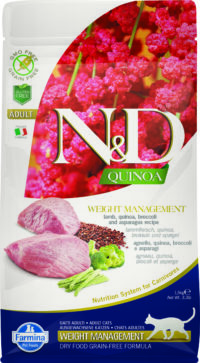 Farmina N&D Feline Quinoa WEIGHT MANAGEMENT Lamb & Broccoli Adult