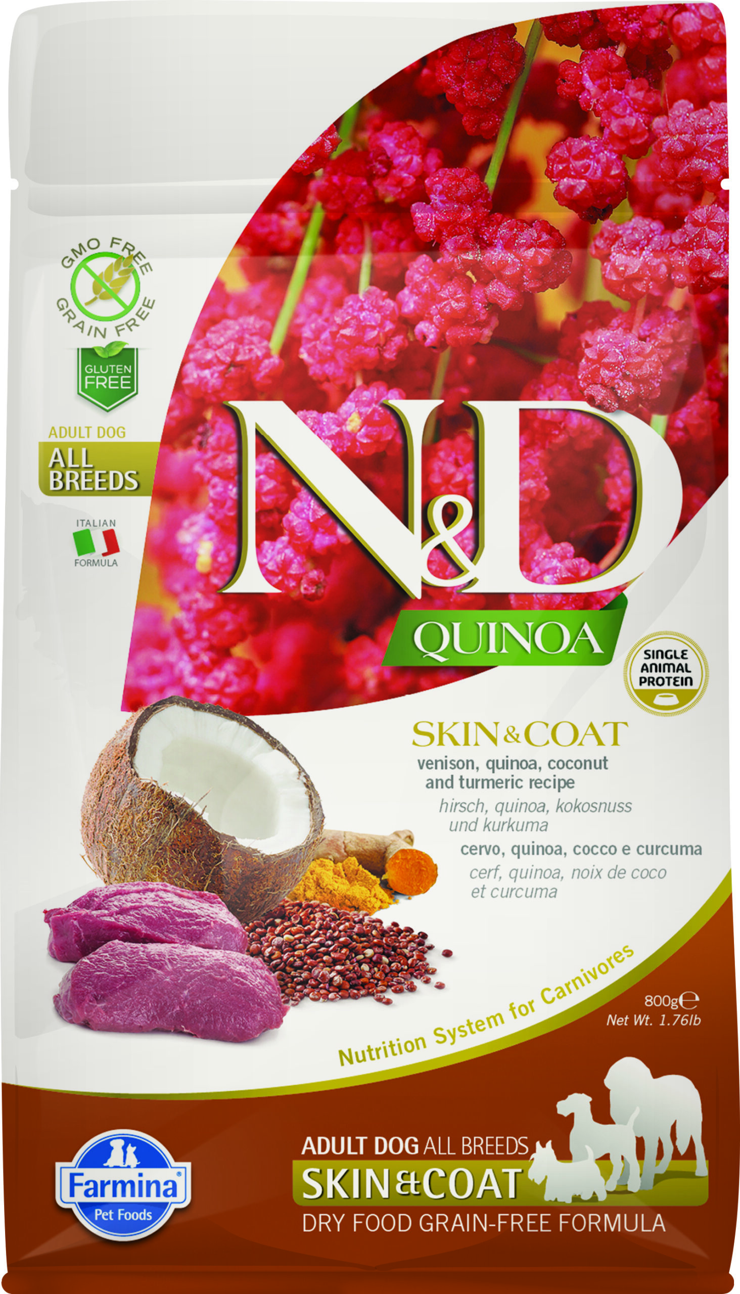 Farmina N&D Canine QUINOA SKIN/COAT Venison Mini