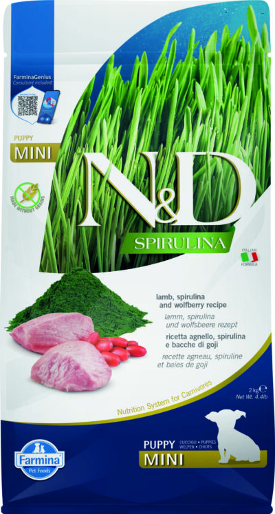 Farmina N&D SPIRULINA Lamb & Wolfberry PUPPY Mini
