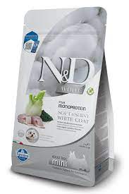 Farmina N&D Canine SPIRULINA White Coat Sea Bass, Spirulina & Fennel Adult Med/Max