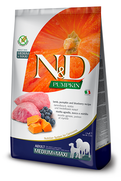 Farmina N&D Canine PUMPKIN Lamb & Blueberry Adult Med/Max