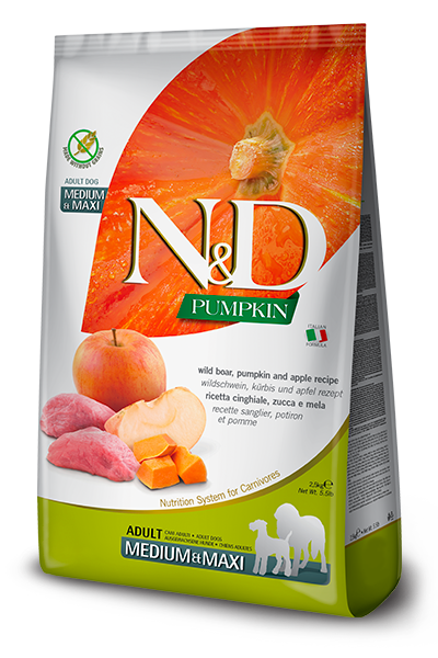 Farmina N&D Canine Pumpkin Boar & Apple Adult Med /Max