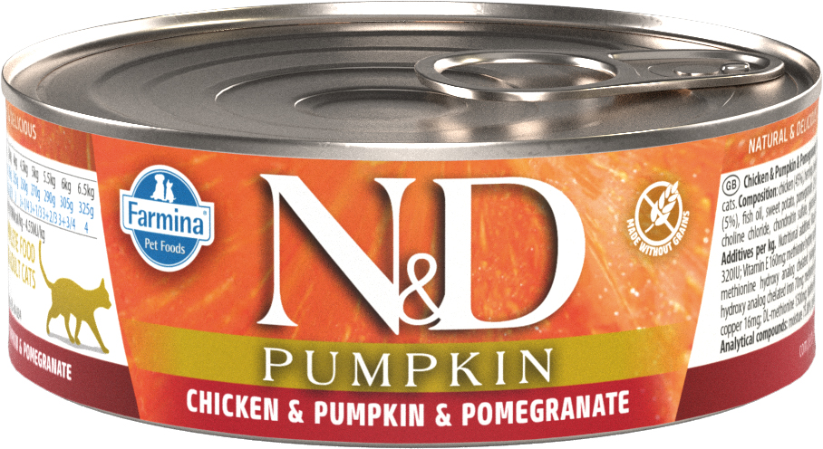 Farmina N&D Feline PUMPKIN Chicken, Pumpkin & Pomegranate konserv