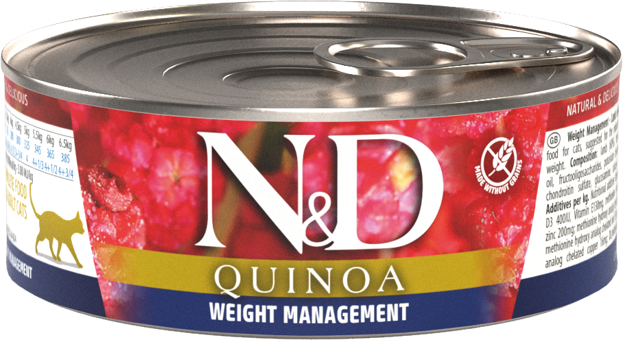 Farmina N&D Feline QUINOA Weight Management Lamb