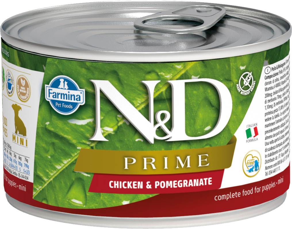 FARMINA N&D Canine PRIME  Chicken & Pomegranate Puppy Mini