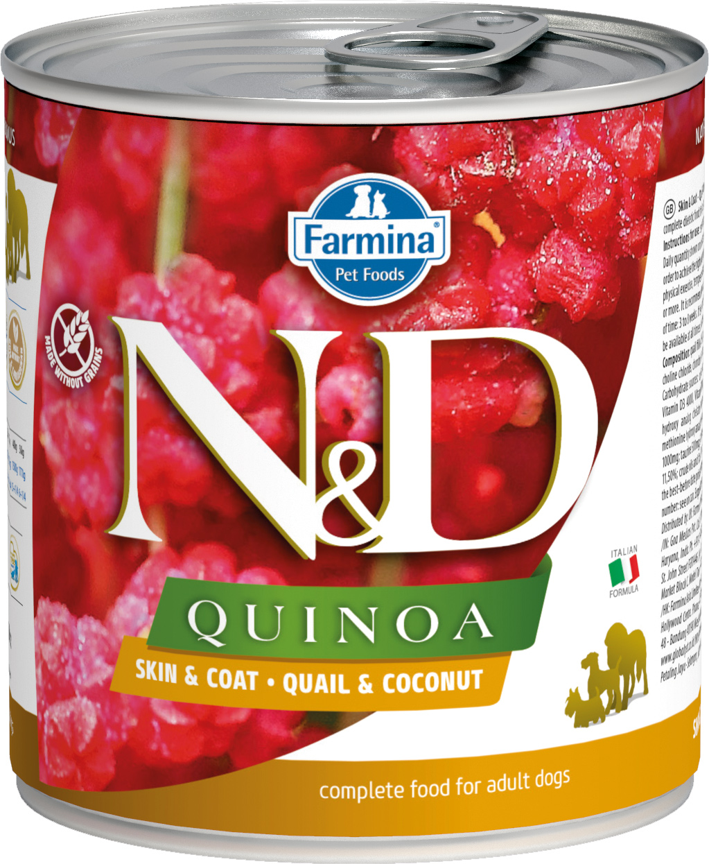 Farmina N&D Canine QUINOA Skin & Coat - Quail & Coconut